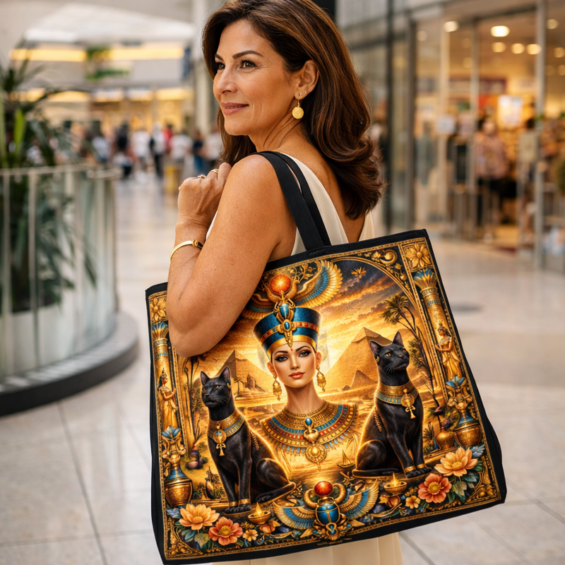 Majestic Egyptian Royal - Beach Tote Bag