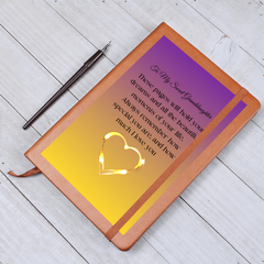 To My Sweet Granddaughter - Graphic Journal With Gift Wrap