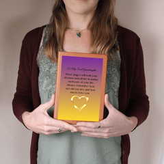 To My Sweet Granddaughter - Graphic Journal With Gift Wrap