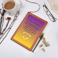 To My Sweet Granddaughter - Graphic Journal With Gift Wrap