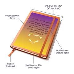 To My Sweet Granddaughter - Graphic Journal With Gift Wrap