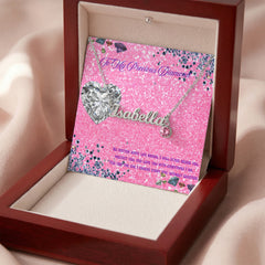The Diamond - Custom Name Necklace with Birthstone