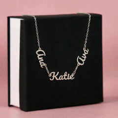 Mother's Love Necklace – Personalized Multiple Names Jewelry for Mom, Family Keepsake Gift