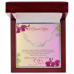 Mother's Love Necklace – Personalized Multiple Names Jewelry for Mom, Family Keepsake Gift