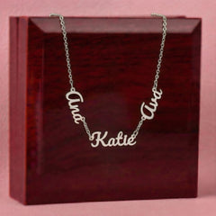 Mother's Love Necklace – Personalized Multiple Names Jewelry for Mom, Family Keepsake Gift