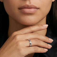 The Circle of Love - Engraved Women's Ring