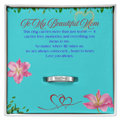 Mother's Love Engraved Ring – Custom Names Ring for Mom