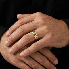 To My Only One - Engraved  Men's Ring (For Husband)
