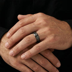 To My Only One - Engraved  Men's Ring (For Husband)