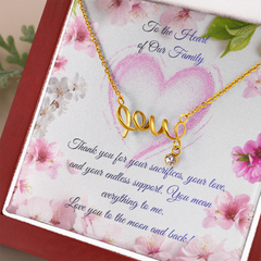 My Dear Mom - Love Necklace (for Mom)