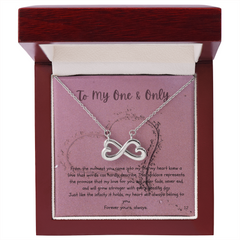 To My One & Only - Endless Love Infinity Necklace