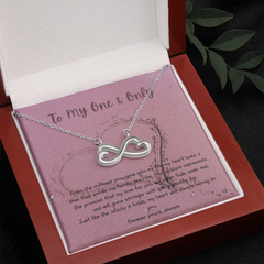 To My One & Only - Endless Love Infinity Necklace