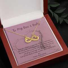 To My One & Only - Endless Love Infinity Necklace