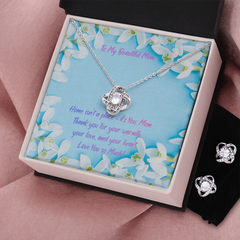 Beautiful Mom - Love Know Necklace & Earring Set (for Mom)