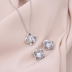 Beautiful Mom - Love Know Necklace & Earring Set (for Mom)