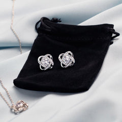 Amazing Mom - Love Knot Necklace & Earring Set (for Mom)