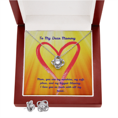 You Are My Sunshine - Love Knot Necklace & Earring Set