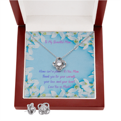Beautiful Mom - Love Know Necklace & Earring Set (for Mom)