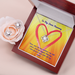 You Are My Sunshine - Love Knot Necklace & Earring Set