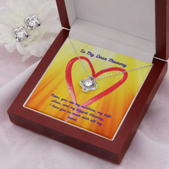 You Are My Sunshine - Love Knot Necklace & Earring Set