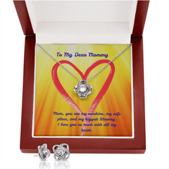You Are My Sunshine - Love Knot Necklace & Earring Set