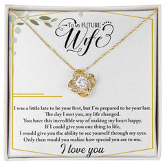 Future Wife - Love Knot Necklace (For Bride)