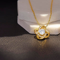 Home is My Mom - Love Knot necklace (for Mom)
