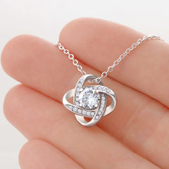Home is My Mom - Love Knot necklace (for Mom)