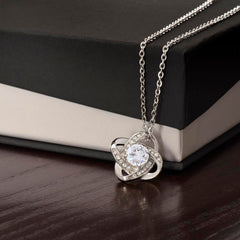 Home is My Mom - Love Knot necklace (for Mom)