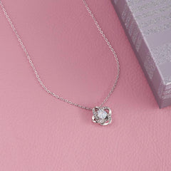 Home is My Mom - Love Knot necklace (for Mom)