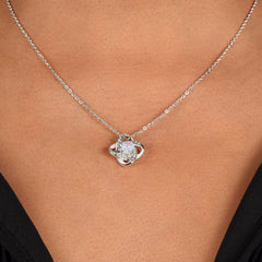 Home is My Mom - Love Knot necklace (for Mom)