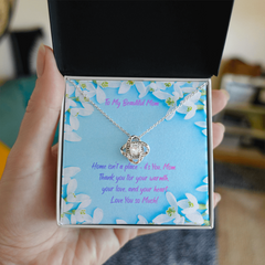 Home is My Mom - Love Knot necklace (for Mom)