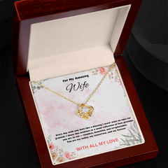 For My Amazing Wife - Love Knot Necklace