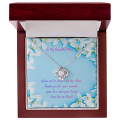 Home is My Mom - Love Knot necklace (for Mom)