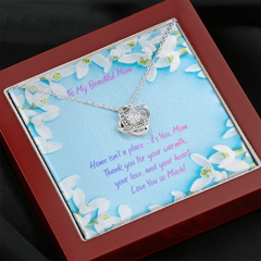 Home is My Mom - Love Knot necklace (for Mom)