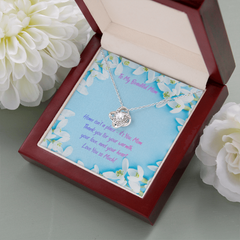 Home is My Mom - Love Knot necklace (for Mom)