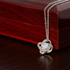 Home is My Mom - Love Knot necklace (for Mom)