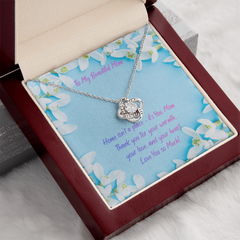 Home is My Mom - Love Knot necklace (for Mom)