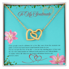 Bound By Love - Interlocking Hearts Necklace (To My Soulmate)