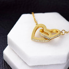 Today & Always! - Interlocking Hearts Necklace (for Mom)