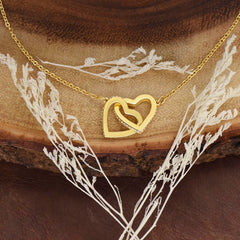 World's Best Mom Ever - Interlocking Hearts Necklace