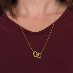 Today & Always! - Interlocking Hearts Necklace (for Mom)