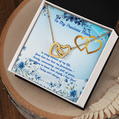 Today & Always! - Interlocking Hearts Necklace (for Mom)