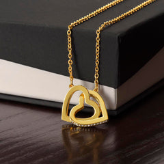 Today & Always! - Interlocking Hearts Necklace (for Mom)