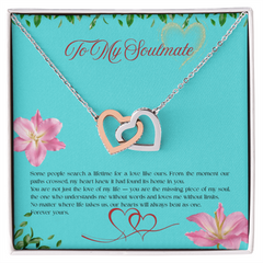 Bound By Love - Interlocking Hearts Necklace (To My Soulmate)