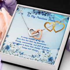 Today & Always! - Interlocking Hearts Necklace (for Mom)