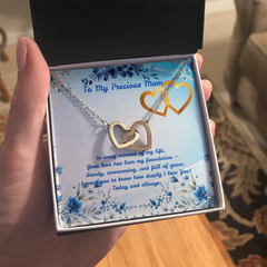 Today & Always! - Interlocking Hearts Necklace (for Mom)