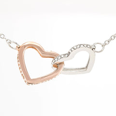World's Best Mom Ever - Interlocking Hearts Necklace