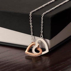 Today & Always! - Interlocking Hearts Necklace (for Mom)