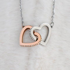 World's Best Mom Ever - Interlocking Hearts Necklace